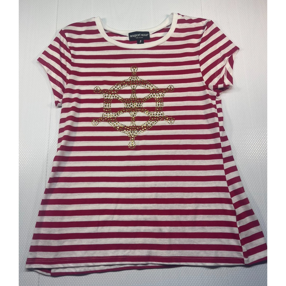 Newport News Women's Cruise Vacation Shirt Size S (0423)